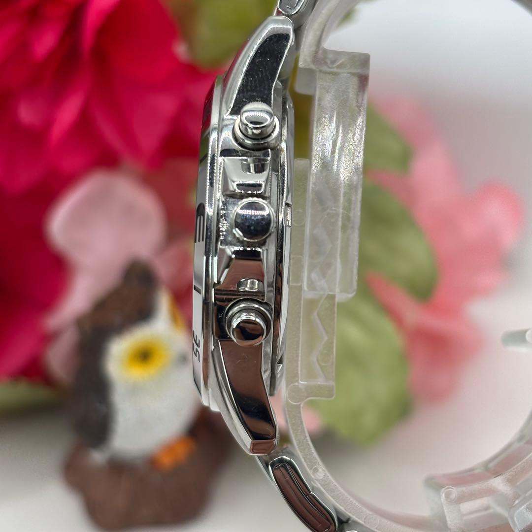 稼働品☆　SEIKOセイコー　クロノグラフ　美品　メンズ腕時計　箱付き