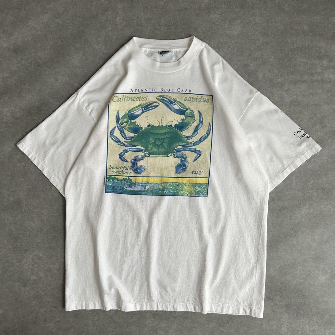 90s TRADWINDS プリントTシャツ USA製 シングルステッチ