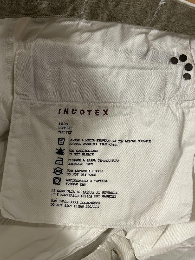 INCOTEX チノパン ホワイト 33