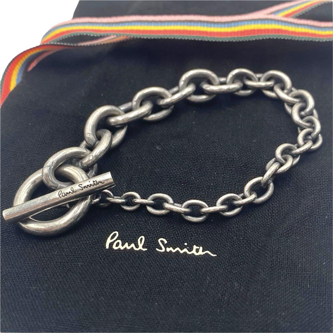 Paul Smith ポールスミス マンテルチェーンブレスレット　シルバー Mixed Chain