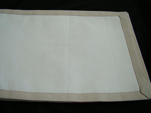 【新作入荷!!】 附下 夏帯 美品 無地用 Ns1015 開き仕立 正絹 なごや帯 絽 着物・浴衣