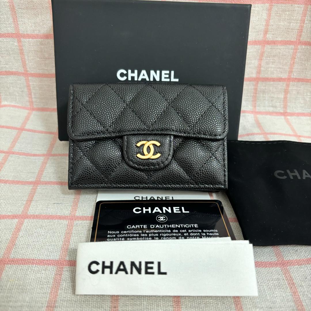CHANEL 三つ折 スモールフラップウォレット