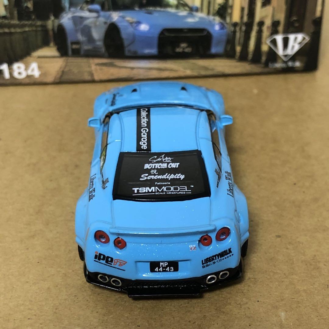 MINI GT ミニGT　LB WORKS　NISSAN GT-R　ライトブルー