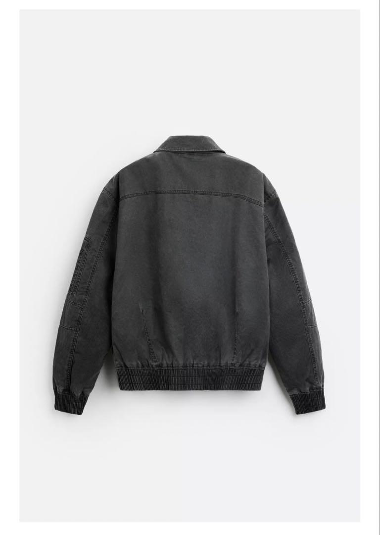 【ZARA】ウォッシュド ワックスフィニッシュジャケット ワックスフィニッシュ ジャケット - ブルー | ZARA Japan / 日本