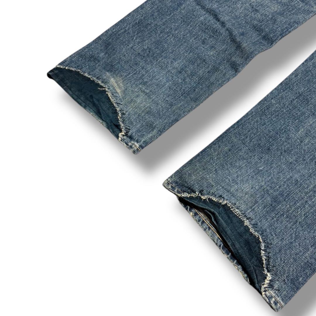 パンツ PHENOMENON NRL patchwork wide denim