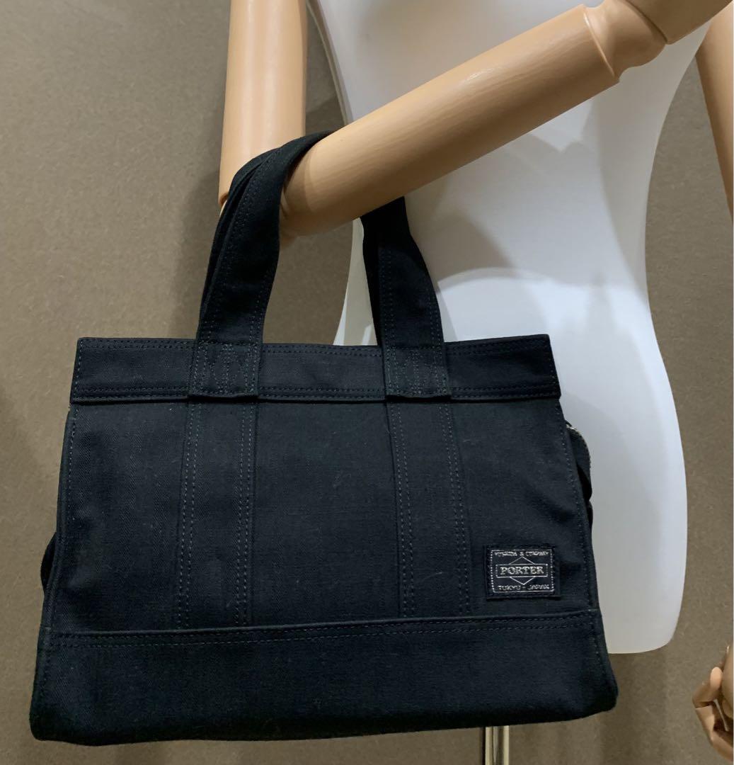 【極美品】PORTER 吉田カバン ミニ トートバッグ ボストンバッグ ブラック