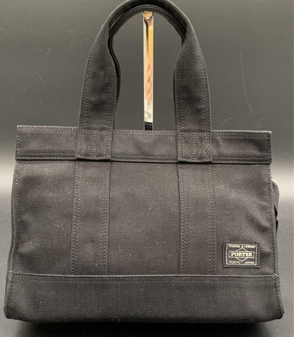 【極美品】PORTER 吉田カバン ミニ トートバッグ ボストンバッグ ブラック