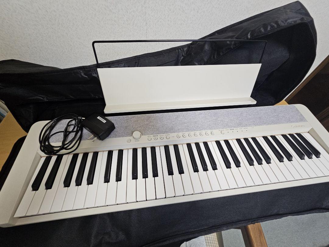 【ほぼ新品美品】CASIO カシオトーン CTS1WE キーボード 61鍵標準鍵