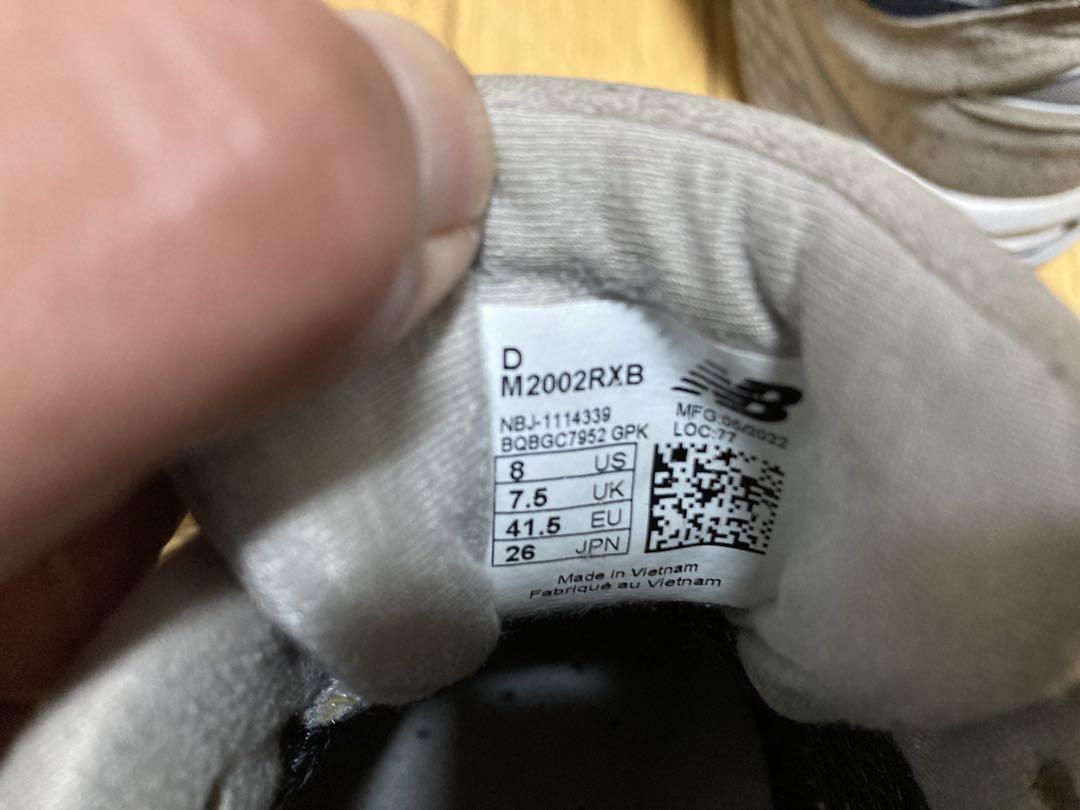 ニューバランス M2002RXB 26.0cm 箱付　GORE-TEX