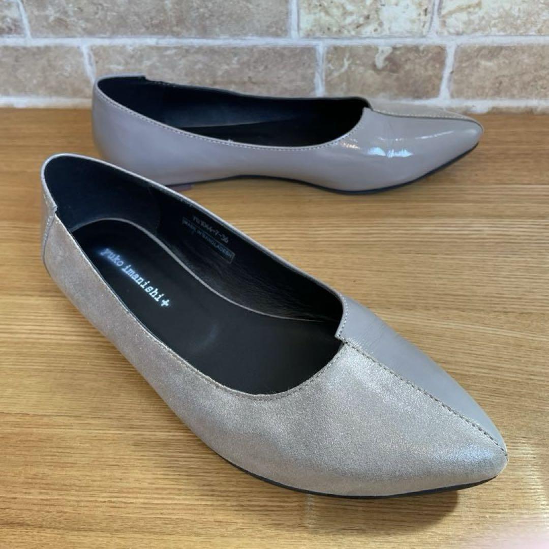 [美品] yuko imanishi+ フラットパンプス YOSHI 36