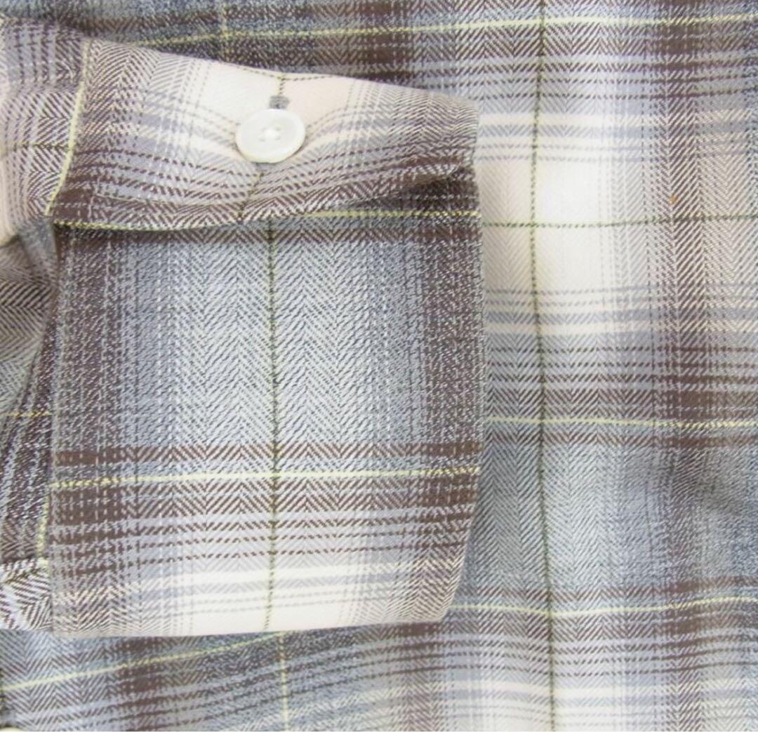 AURALEE SUPER LIGHT WOOL CHECK SHIRTS 4