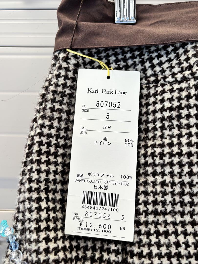 新品】Karl Park Lane カールパーククレーンプリーツ チェック柄