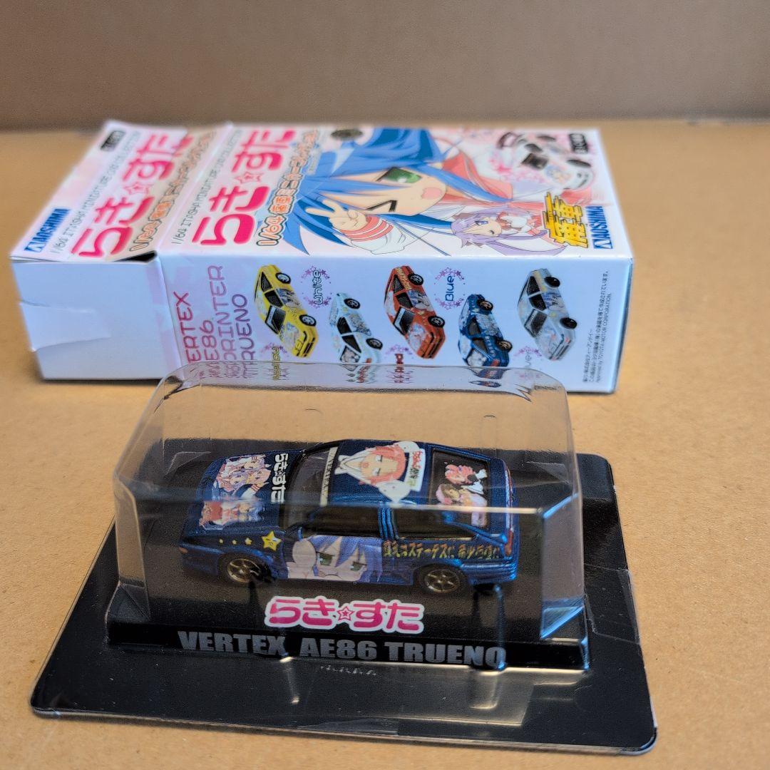 アオシマ 1/64 痛車ミニカーコレクション　らき☆すた　全10種　開封済み