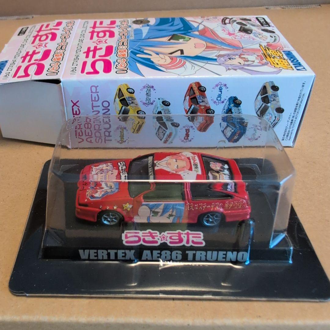 アオシマ 1/64 痛車ミニカーコレクション　らき☆すた　全10種　開封済み