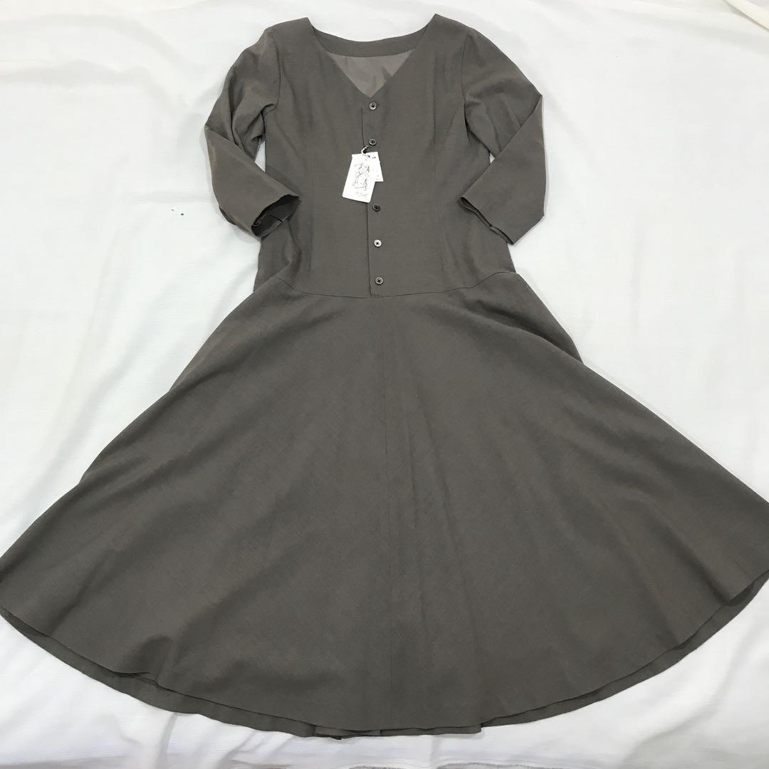 マーガレットハウエル MHL ロングチェックシャツワンピース