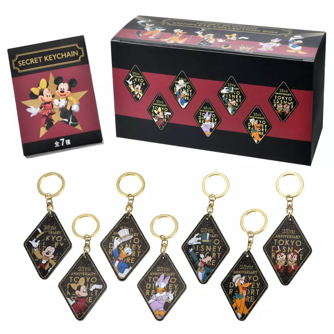 25周年 ディズニーリゾート店 ミッキー＆フレンズ キーホルダー ボックス