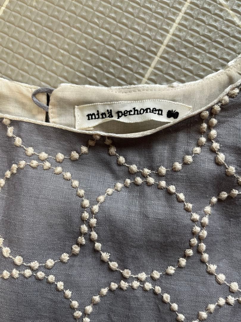 ミナペルホネン タンバリンワンピース　美品