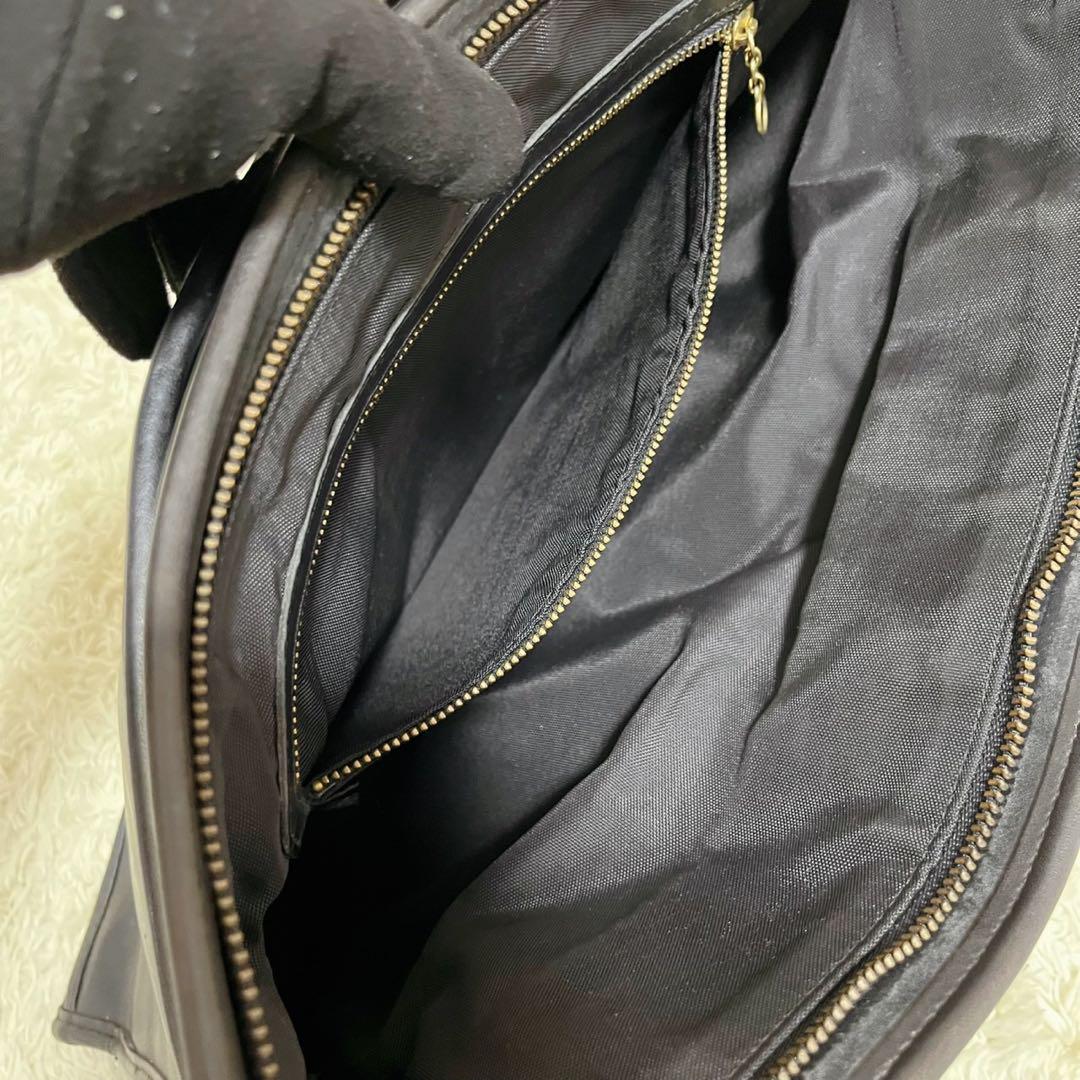 希少 オールドコーチ ブリーフケース ビジネスバッグ レザー 2way 黒