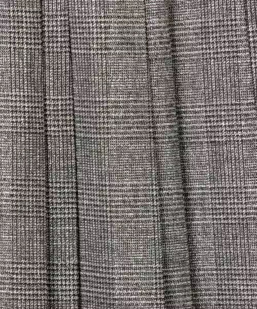 JEANASIS ラメチェックプリーツロングスカート JEANASIS（ジーナシス）の「SET UP対応ラメチェックプリーツロング