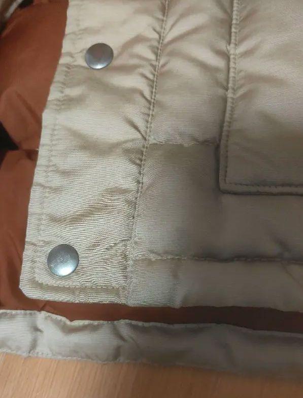 patagonia メンズ ダウンベスト M ベージュ・ブラウン