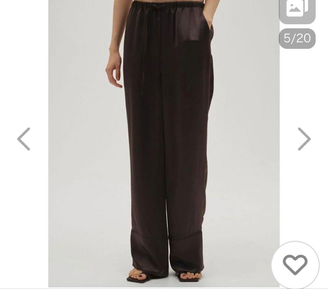 TODAYFULサテン ブラック パンツM・TODAYFUL WWW_MORNINGWALKER_COM