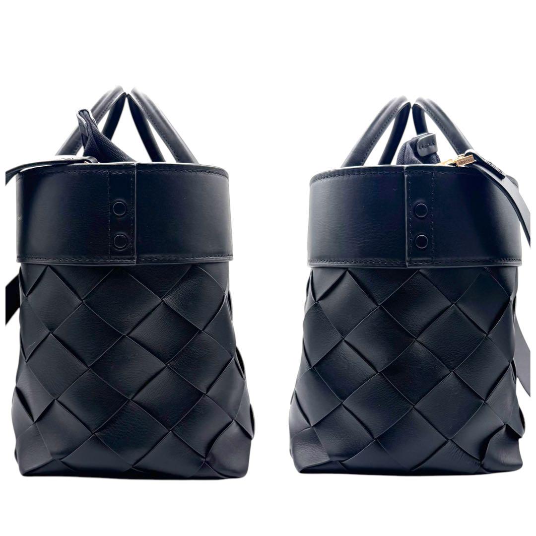 SAZABY Premium Mesh Tote 2way イントレチャート 黒 - メルカリ