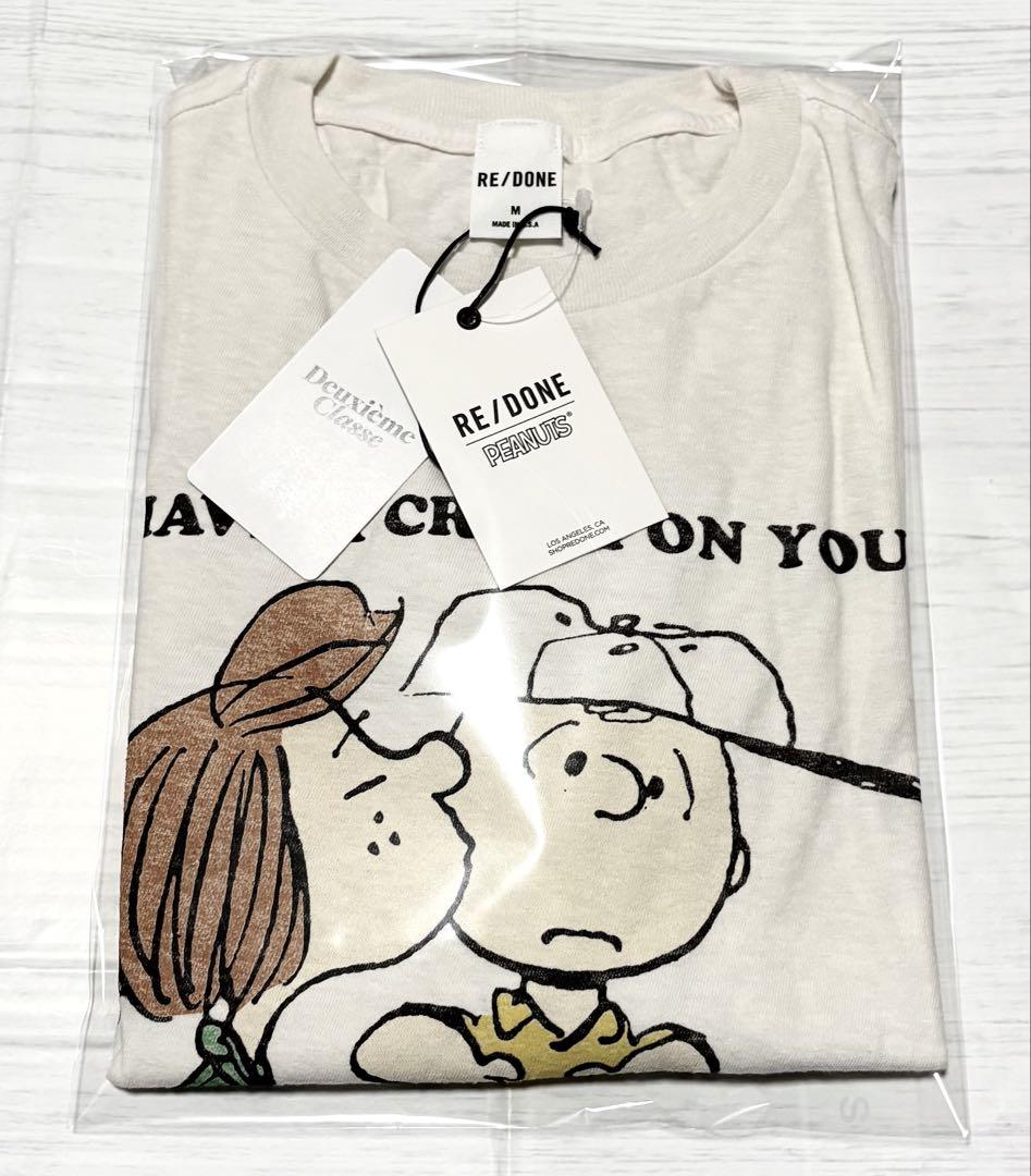 RE/DONE/リダン】CLASSIC TEE PEANUTS CRUSH（Tシャツ