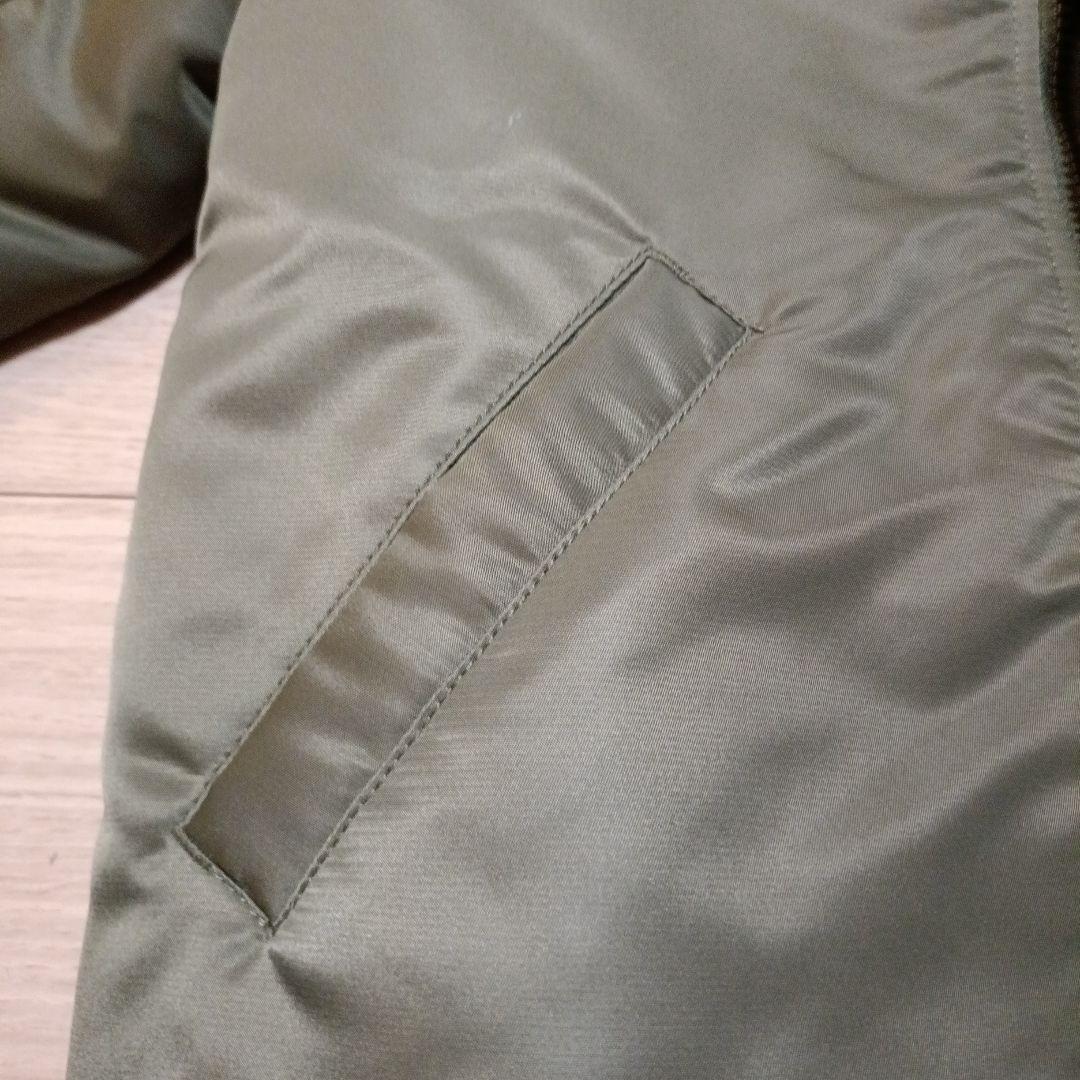 【美品】Canterbury キッズジャケット 160 オリーブ