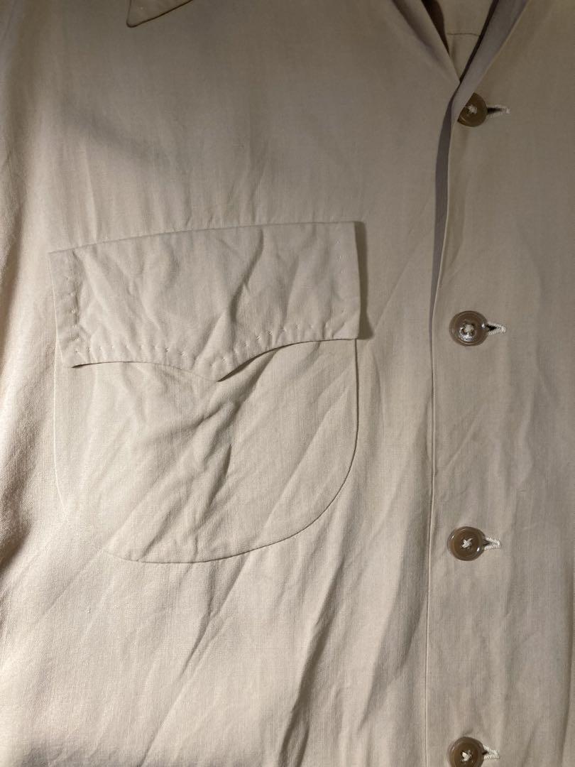 40s ヴィンテージシャツ ギャバシャツ 画像11