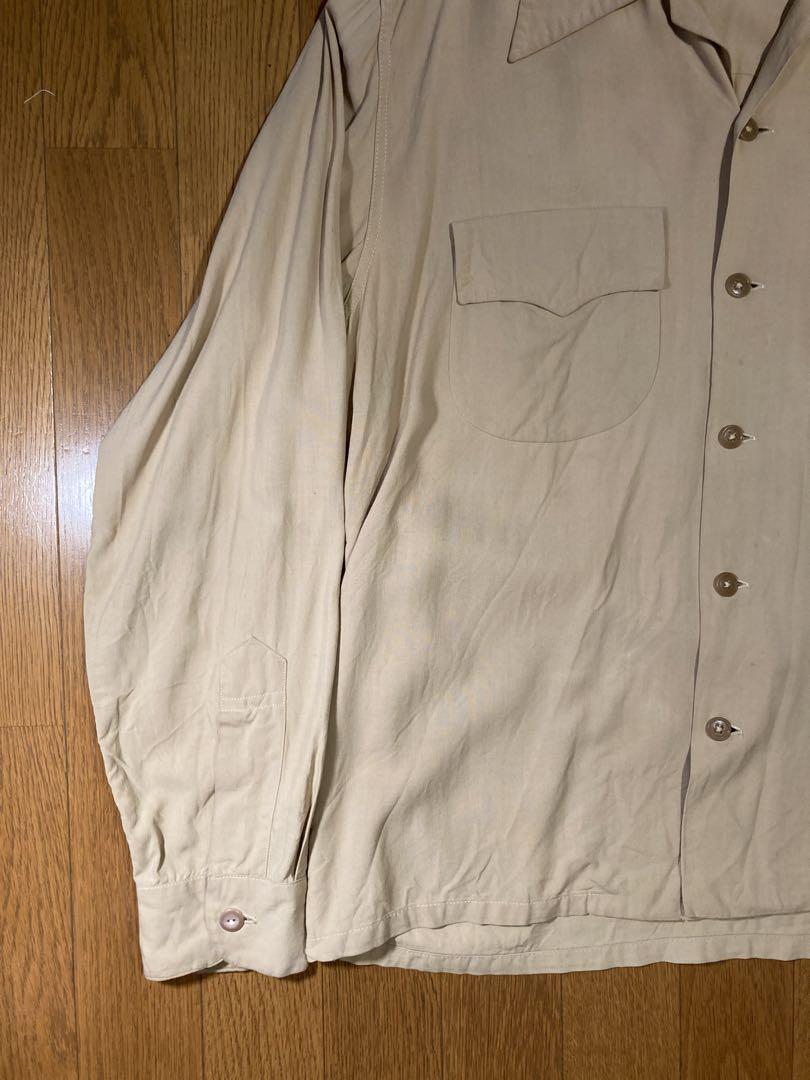 40s ヴィンテージシャツ ギャバシャツ 画像12