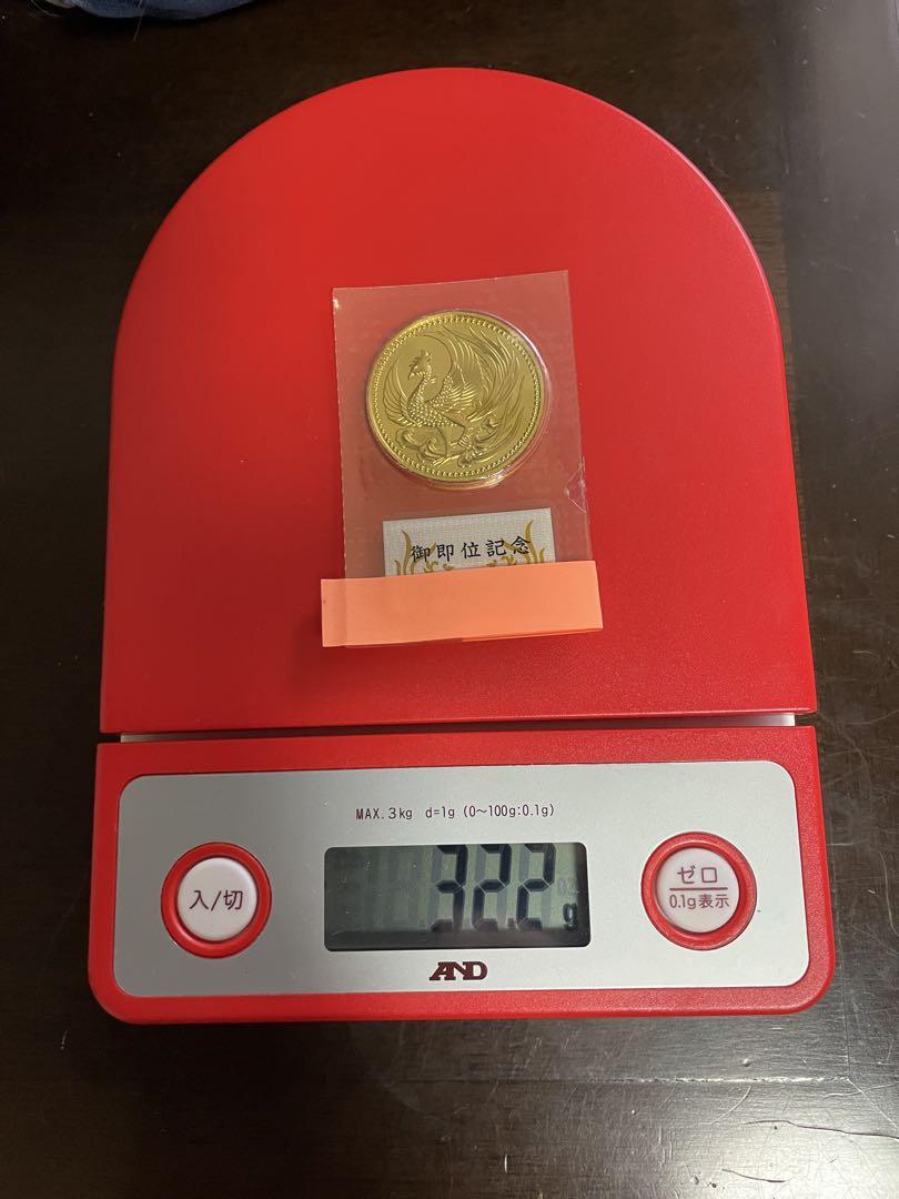 平成2年御即位記念硬貨 30g パック入り　プルーフ金貨 おまけ(五百円2個)付