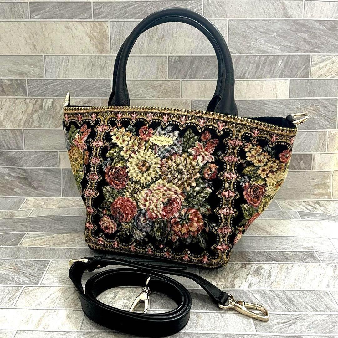 美品✨ ThinkBee！シンクビー フラワー ゴブラン トートバッグ 2way 5,035円
