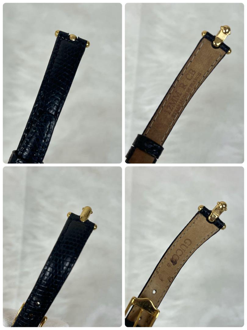 稼動品 GUCCIグッチ1800Ｌレディース腕時計チェンジベルト付き