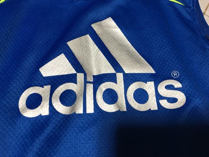 アディダスadidas☆切り替えとロゴがかっこいいタンクトップ150㎝☆青(¥900) , メルカリ スマホでかんたん フリマアプリ
