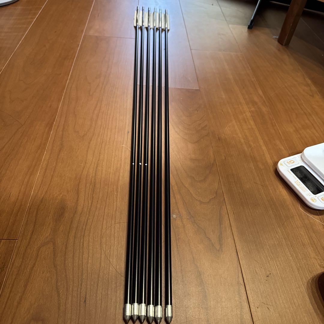 EASTON1913 XX75 遠的矢 アルミ製羽根付き矢 6本セット