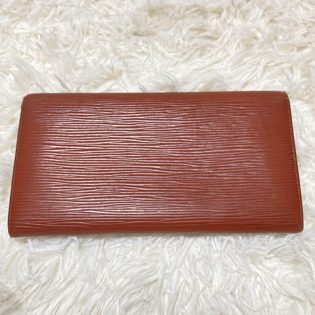 LOUIS VUITTON 長財布 ポシェット ポルト モネ クレディ ブラウン