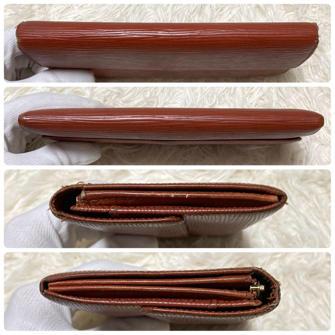 LOUIS VUITTON 長財布 ポシェット ポルト モネ クレディ ブラウン