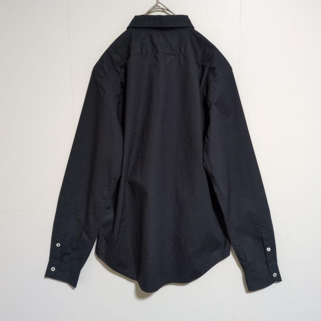 美品 ポールスミス 長袖シャツ ドット柄 黒 切替デザイン メンズ M 美品 ポールスミス 長袖シャツ ドット柄 黒 切替デザイン メンズ M
