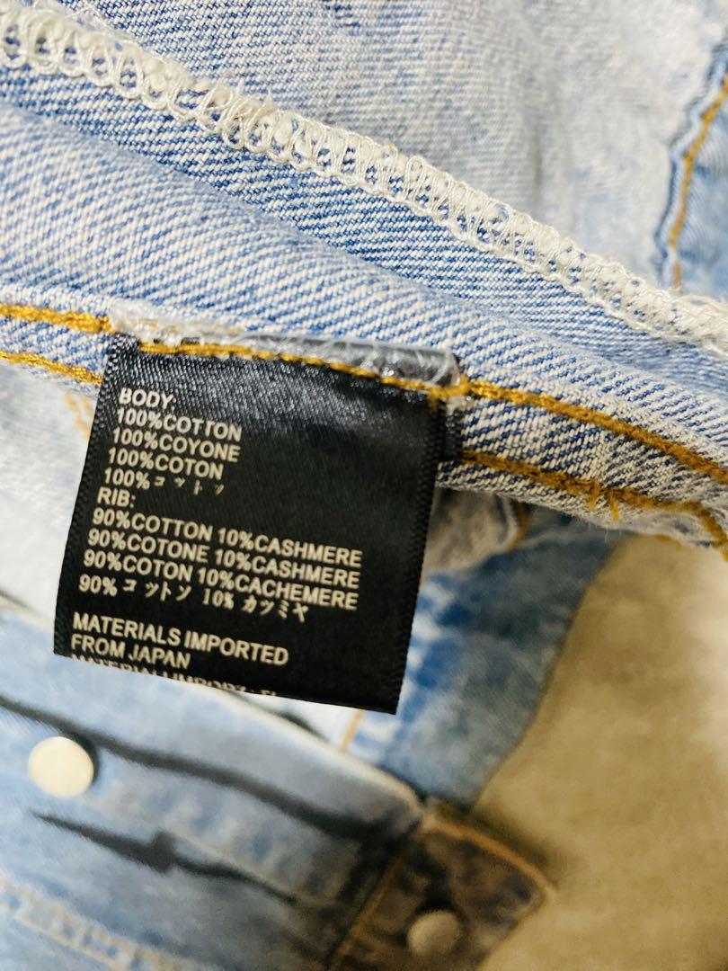 AMIRI パームツリー デニムジャケット Gジャン　ライダース Vintage