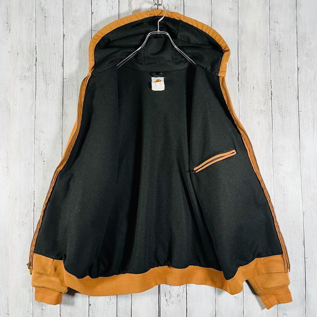 CARHARTT カーハート フルジップパーカー フーディ ブラウンXL相当88