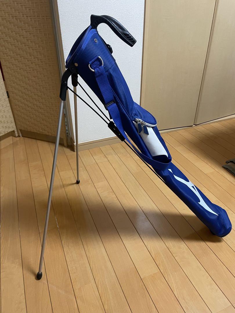 Mizuno スタンドゴルフバッグ 青　セルフスタンド