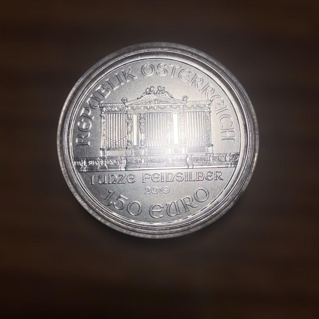 オーストリア 1.50ユーロ 1オンス銀貨 2019年 保証書付き オーストリア ウィーン銀貨 2019年 1オンス - メルカリ