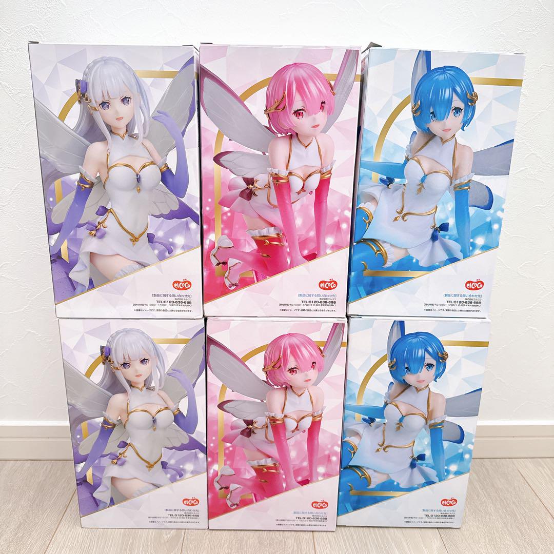 ROUND1限定 Re:ゼロから始める異世界生活　フィギュア 6点セット ROUND1限定 Re:ゼロから始める異世界生活 フィギュア 6点セット
