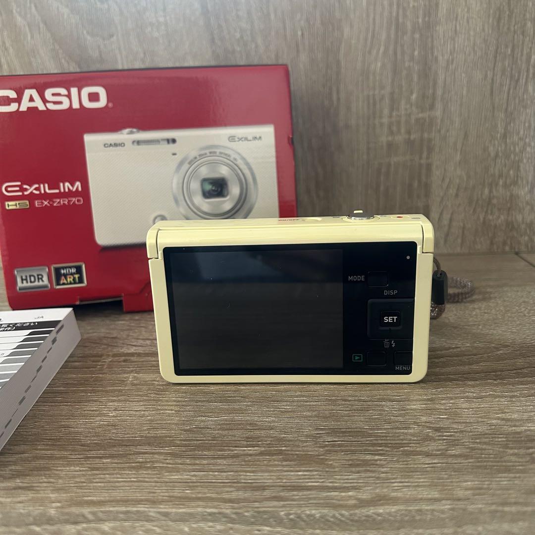 CASIO EXILIM EX-ZR70 イエロー