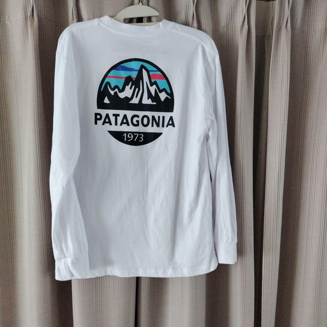 ブランド購入サイト Patagonia メルカリ - ホワイト L 長袖Tシャツ ウェア