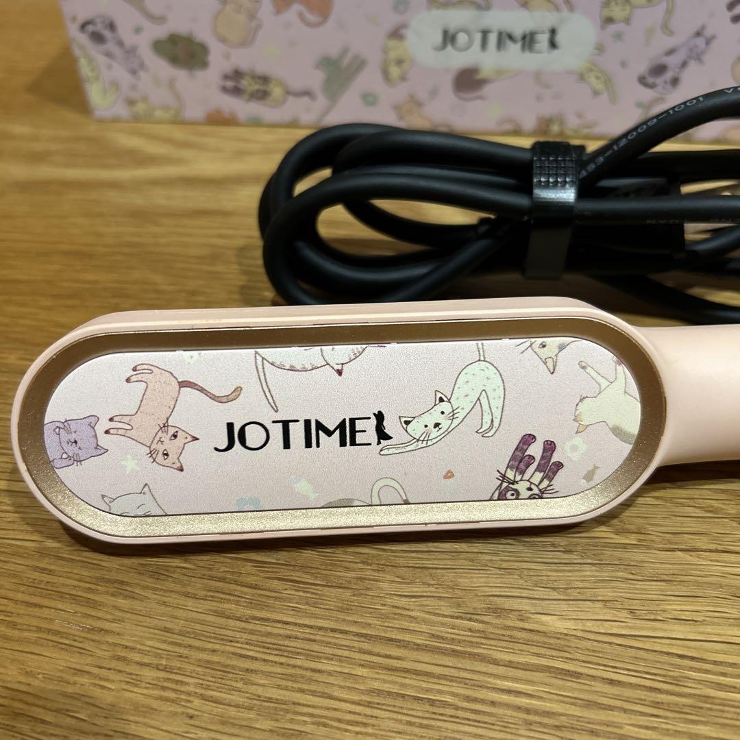 Jotimeiヘアアイロン2wayブラシ型ストレートアイロン ツヤUP