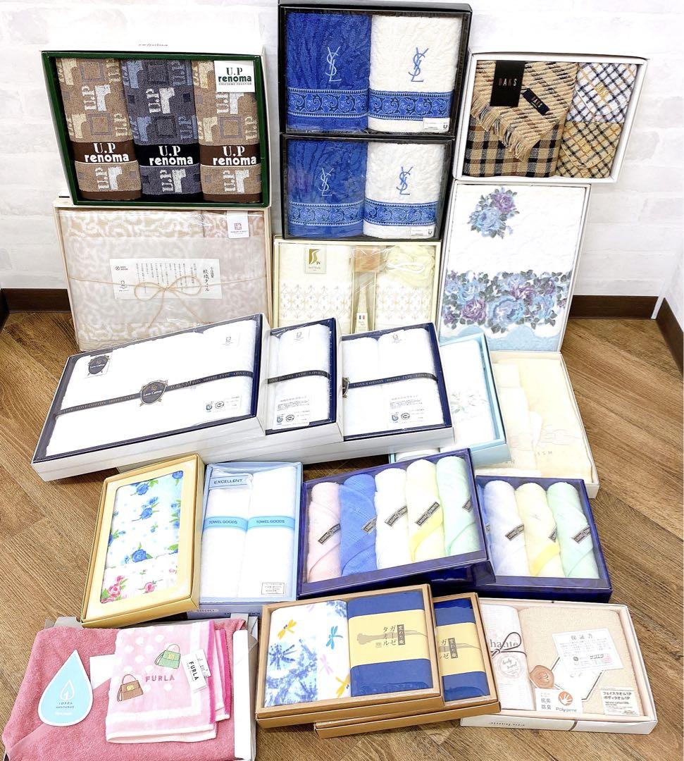 未使用 ハンドタオル フェイスタオル タオル用品 まとめ売り
