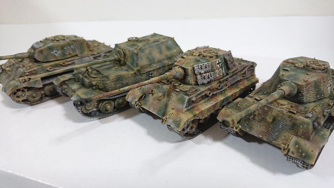 Modelo Plástico Tanque productos acabados Fujimi 1 76 Conjunto de 4 Modelo Plástico Tanque productos acabados Fujimi 1 76 Conjunto de 4