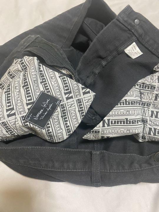 クリスマスツリー特価! 土日限定価格 ナンバーナイン ブラックデニム 東京工場 【最終価格】 キムタク着 ジーンズ ブラックデニム ナンバーナイン 04年 デニム/ジーンズ