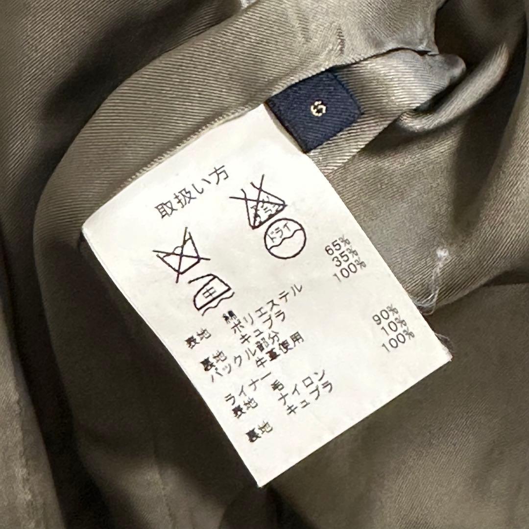 ブルックスブラザーズ ダークネイビー トレンチコート ライナー ベルト